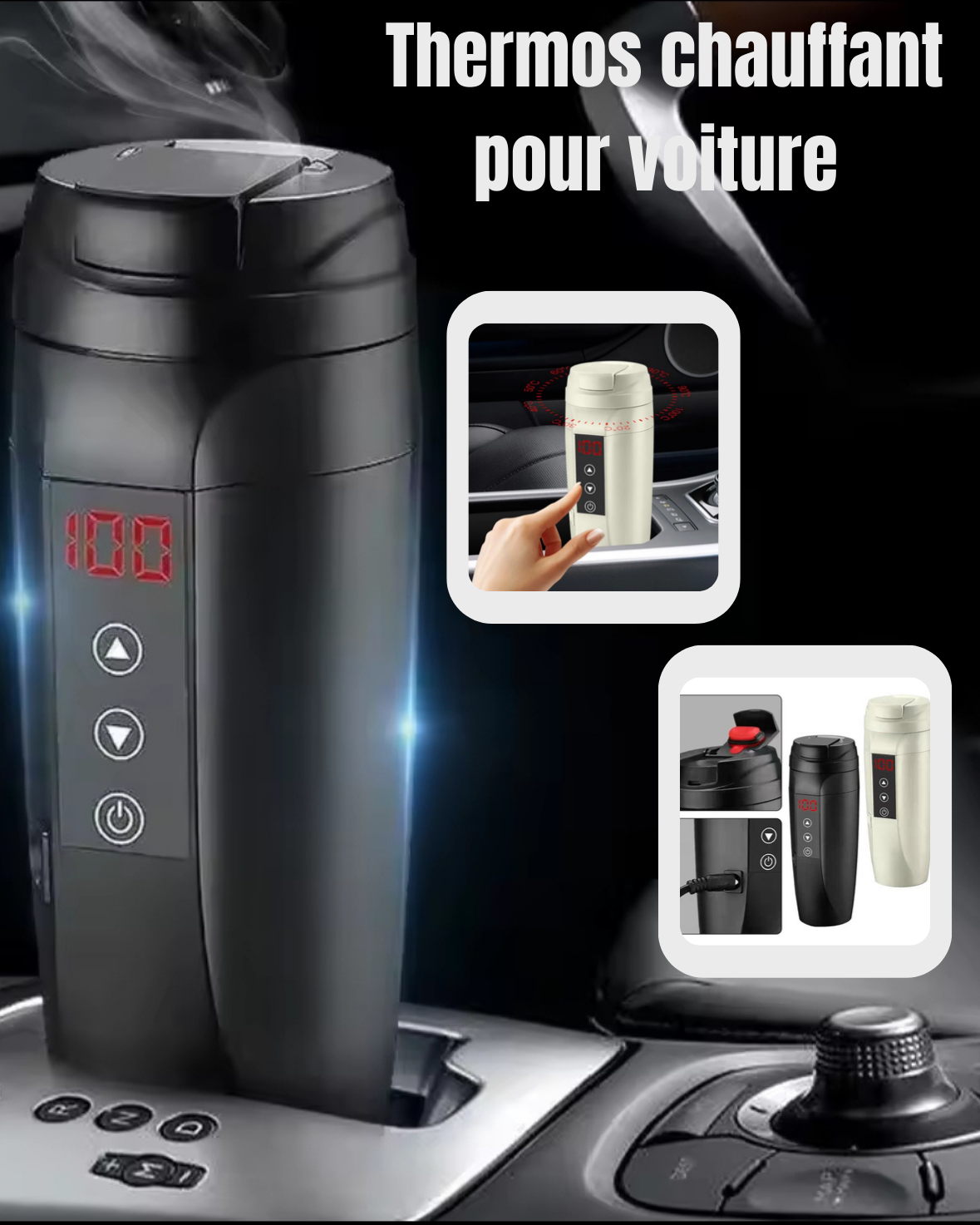 Mug chauffant Intelligent pour voiture